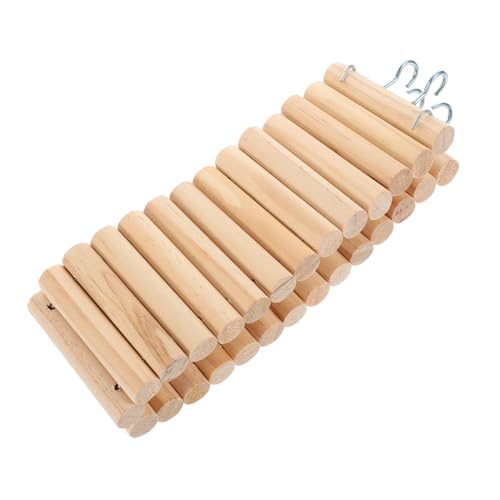 WEKAMOS Holzleiter für Hamster Kletterspielzeug Langlebig Beißfest Kleine Haustiere Training Aktivitätsbrücke für Zwerghamster und Kleintiere WEKAMOS Holzleiter für Hamster Kletterspielzeug Langlebig Beißfest Kleine Haustiere Training Aktivitätsbrücke für Zwerghamster und Kleintiere von WEKAMOS