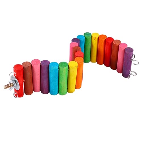 WEKAMOS Holzspielzeug Brücke für Hamster und Kleine Haustiere Kauspielzeug Zähnen und Bewegung für Rennmäuse und Meerschweinchen WEKAMOS Holzspielzeug Brücke für Hamster und Kleine Haustiere Kauspielzeug Zähnen und Bewegung für Rennmäuse und Meerschweinchen von WEKAMOS