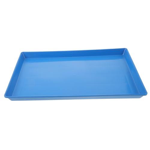 WEKAMOS Hundebox-tablett Haustier Leckerli-Spender Für Hunde Papagei Töpfchen Tablett Kaninchen Wiederverwendbar Ersatz Für Hundeboxen Töpfchentablett Für Das Welpentraining Plastik Blue von WEKAMOS