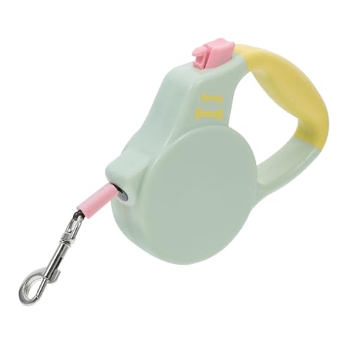 WEKAMOS Hundeleine Größe Abnehmbar Ausziehbare Leine Für Kleine Hunde Wasserdicht Reflektierend Erweiterbar Schwer Mittel Außen Rollleine Für Kleine Hunde Einstellbar Yellow Kieselgel von WEKAMOS