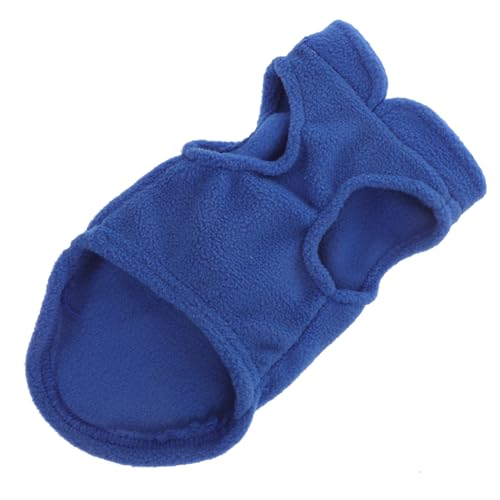 WEKAMOS Hundeweste Winterjacke Warm Gefütterte Fleecejacke für Kleine und Mittelgroße Hunde mit D Ring Leinenbefestigung Haustierbekleidung für Alltag und Party von WEKAMOS