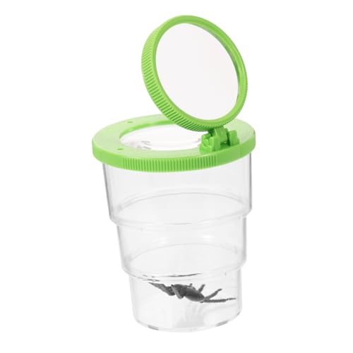 WEKAMOS Insekten-Beobachtungsbecher Outdoor insektenbox für Outdoor Insektenbeobachtung Insektenviewer Insektenlupe für Insektenbehälter Plastik von WEKAMOS