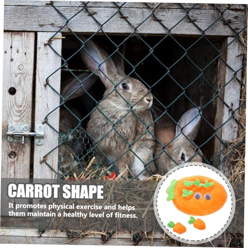 WEKAMOS Interaktives Karotten Form Futter suchmatte aus Zwergkaninchen Meerschweinchen Hamster zur Beschäftigung und Geruchstraining im Käfig WEKAMOS Interaktives Karotten Form Futter suchmatte aus Zwergkaninchen Meerschweinchen Hamster zur Beschäftigung und Geruchstraining im Käfig von WEKAMOS
