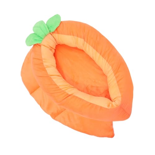 WEKAMOS Kaninchenbett Karottenform Schlafnest für Kleintiere Indoor und Outdoor Warmes Kuschelnest für Kaninchen Meerschweinchen Chinchilla Mittlere WEKAMOS Kaninchenbett Karottenform Schlafnest für Kleintiere Indoor und Outdoor Warmes Kuschelnest für Kaninchen Meerschweinchen Chinchilla Mittlere von WEKAMOS