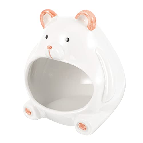 WEKAMOS Kartonförmiges Kühlhaus aus Keramik für Hamster Dekoratives Hamsterversteck für Sommer Nest für Kleine Haustiere Sicher und Unterhaltsam WEKAMOS Kartonförmiges Kühlhaus aus Keramik für Hamster Dekoratives Hamsterversteck für Sommer Nest für Kleine Haustiere Sicher und Unterhaltsam von WEKAMOS