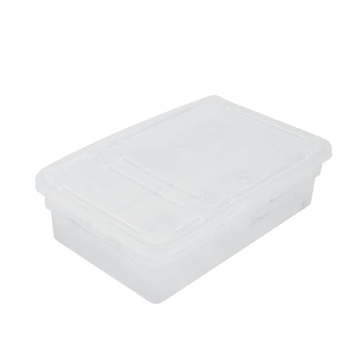 WEKAMOS Kasten Inkubationsbox klein Zucht Kindergarten Belüftung Inkubator für Haustiere Reptilien inkubator Egg Incubator Eigentümer-Inkubator schleichtiere Schraffur Plastik Weiß von WEKAMOS