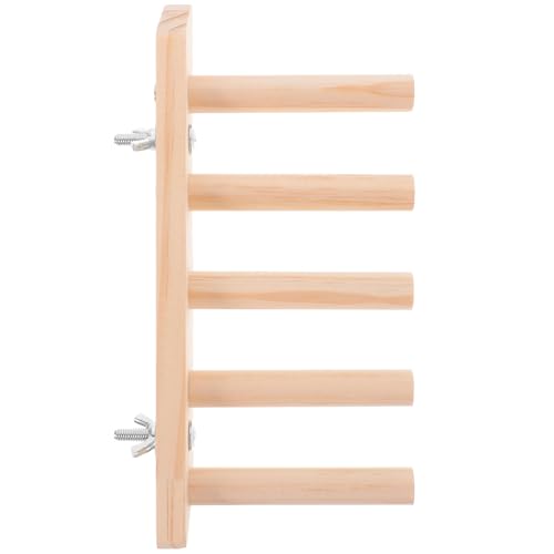 WEKAMOS Katzenklettertreppe aus Holz mit Wandmontierte Plattform für Katzen Platzsparend mit Stabiler Konstruktion für Klettern und Entspannen von WEKAMOS