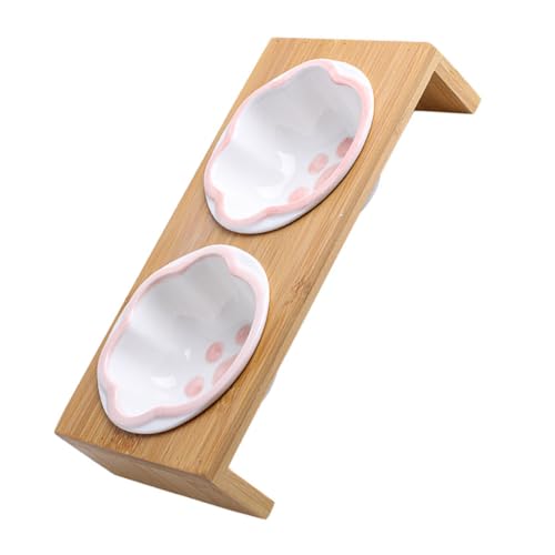 WEKAMOS Keramik Katzen mit Ständer Teilig rutschfest Große Kapazität Leicht zu Reinigen Ergonomisch für Katzen und Kleine Hunde Erhöhtes Design Schützt Nacken und Erleichtert Füttern WEKAMOS Keramik Katzen mit Ständer Teilig rutschfest Große Kapazität Leicht zu Reinigen Ergonomisch für Katzen und Kleine Hunde Erhöhtes Design Schützt Nacken und Erleichtert Füttern von WEKAMOS