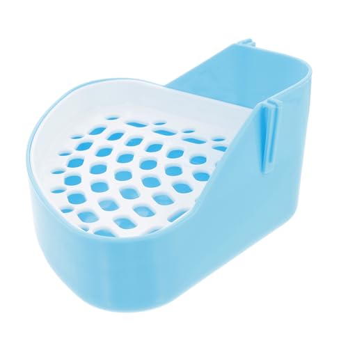 WEKAMOS Kleintier Toilette aus Robustem Kunststoff Dreieckiges Eck Design Auslaufsicher Installieren für Kaninchen Meerschweinchen Hamster und Chinchillas im Käfiggebrauch WEKAMOS Kleintier Toilette aus Robustem Kunststoff Dreieckiges Eck Design Auslaufsicher Installieren für Kaninchen Meerschweinchen Hamster und Chinchillas im Käfiggebrauch von WEKAMOS