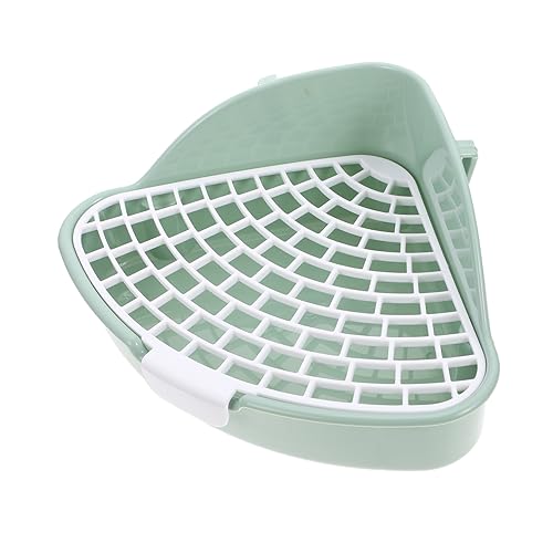WEKAMOS Kleintier Toilette für Kaninchen Meerschweinchen und Chinchillas Lagige Potty mit Runden Kanten Einfach zu Reinigen Geruchsneutral für Junge Haustiere WEKAMOS Kleintier Toilette für Kaninchen Meerschweinchen und Chinchillas Lagige Potty mit Runden Kanten Einfach zu Reinigen Geruchsneutral für Junge Haustiere von WEKAMOS