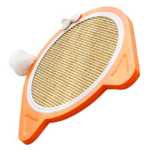 WEKAMOS Kratzbrett Katze Sisal Kratzmatte Katzenkratzbrett mit Stabilem Krallenpflegepad Fördert Gesunde Kratzgewohnheiten Geeignet für Wohnungskatzen Schützt Möbel und Zufällige Farbe von WEKAMOS