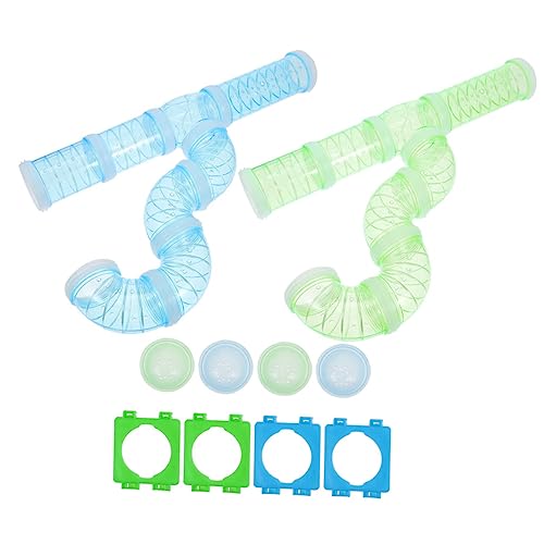 WEKAMOS Kreatives DIY Hamster Tunnel Set Teiliges für Hamsterkäfig Flexible Verbindungsstücke für und Rohre Spielumgebung für Kleine Haustiere von WEKAMOS