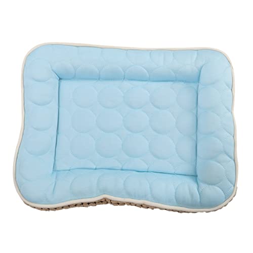 WEKAMOS Kühlmatte für Haustiere Atmungsaktive Hundebett mit Kühlendem für Sommer aus Hochwertigem Baumwollmaterial für Drinnen und Draußen WEKAMOS Kühlmatte für Haustiere Atmungsaktive Hundebett mit Kühlendem für Sommer aus Hochwertigem Baumwollmaterial für Drinnen und Draußen von WEKAMOS