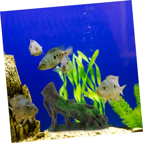 WEKAMOS Künstliche Baumwurzel Aquarium Dekoration aus Harz Langlebiges Hohles Versteck für Fische und Garnelen Natürlicher Lebensraum Geeignet für Süß und Meerwasseraquarien Attraktive von WEKAMOS