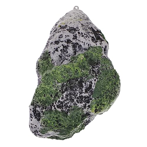 WEKAMOS Künstlicher Moosstein Dekoration Für Aquarien Fließendes Ornament Für Tropische Fischtanks Aquascaping Format Mit Realistischem Moos Aquariensteindekoration von WEKAMOS