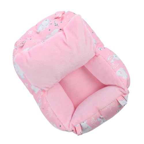 WEKAMOS Kuschelhöhle für Kleintiere Warmes und Gemütliches Schlafnest für Meerschweinchen Hamster und Chinchillas für Winter mit Runden Kanten für und von WEKAMOS
