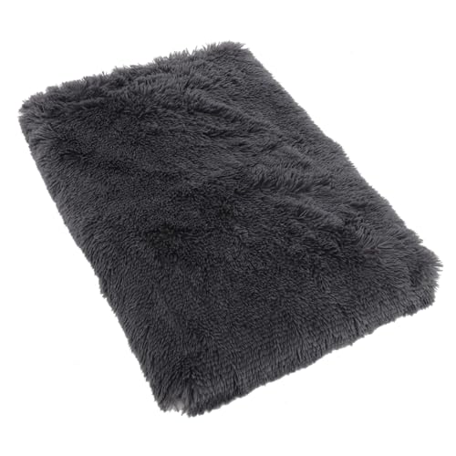 WEKAMOS Kuscheliges Hundebett Katzenmatte Waschbare Weiche Pet Cushion für Kleine Hunde und Katzen Winterfreundliche Schlafunterlage Tiefgrau WEKAMOS Kuscheliges Hundebett Katzenmatte Waschbare Weiche Pet Cushion für Kleine Hunde und Katzen Winterfreundliche Schlafunterlage Tiefgrau von WEKAMOS