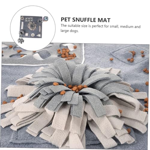 WEKAMOS Langsame Futtermatte für Hunde mit Rutschfester Unterseite Waschbar Interaktive Schnüffelmatte zur Energieentladung Fördert Langsames Fressen und Natürliche Futtersuche für Kleine WEKAMOS Langsame Futtermatte für Hunde mit Rutschfester Unterseite Waschbar Interaktive Schnüffelmatte zur Energieentladung Fördert Langsames Fressen und Natürliche Futtersuche für Kleine von WEKAMOS