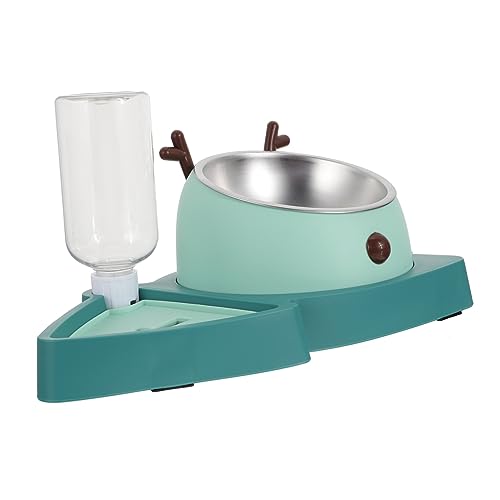 WEKAMOS Langsamfutter und Wassernapf für Hunde und Katzen Abnehmbar rutschfest aus Grün für Bequemes Fressen und Trinken Einfach zu Reinigen WEKAMOS Langsamfutter und Wassernapf für Hunde und Katzen Abnehmbar rutschfest aus Grün für Bequemes Fressen und Trinken Einfach zu Reinigen von WEKAMOS