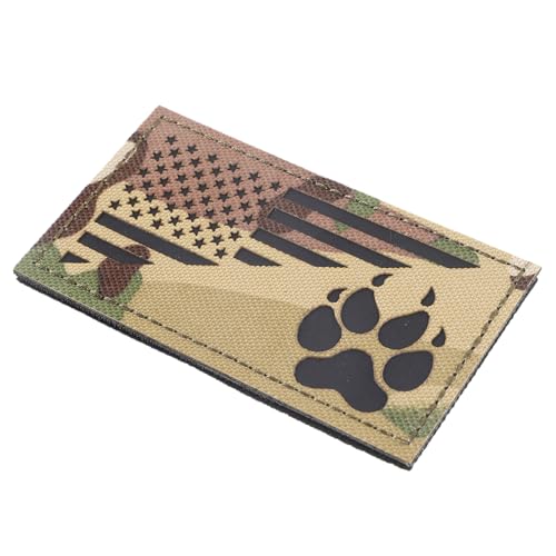 WEKAMOS Nylon Hundegeschirr Patch zum Aufnähen Strapazierfähiger Aufnäher für Mittlere und Große Haustiere Dekorativer Applikations Patch für Hundewesten Hautfreundlich und Komfortabel von WEKAMOS