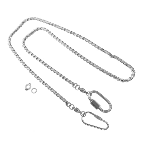 WEKAMOS Papageien Fußkette aus Einstellbare Kette für Vögel für Nymphensittiche Wellensittiche für Ausziehen Kette für Optimale von WEKAMOS