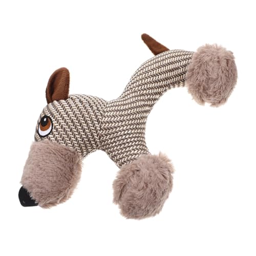 WEKAMOS Pet Dog Teething Sound Plush Toy Interaktives Kauspielzeug für Molarspielzeug für Welpen Geräuschvolles Kuscheltier für Gesunde Zähne und Spielspaß von WEKAMOS