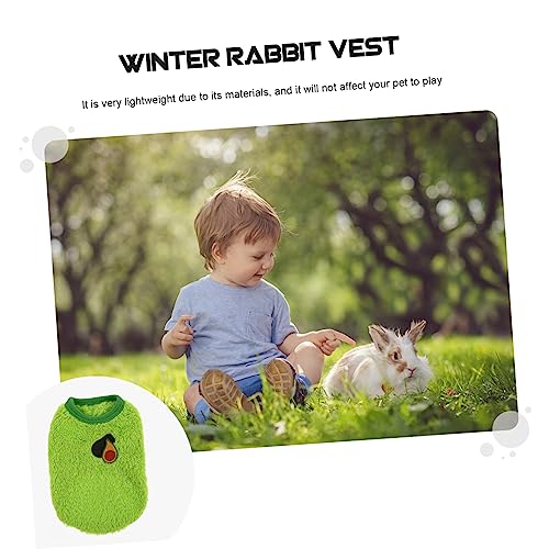 WEKAMOS Pet Kleidung für Kleintiere Winddichtes Leichtes Winter Warmkostüm für Kaninchen und Meerschweinchen Atmungsaktives Buntes Haustier Outfit Einfach Ausziehbar XXXS von WEKAMOS