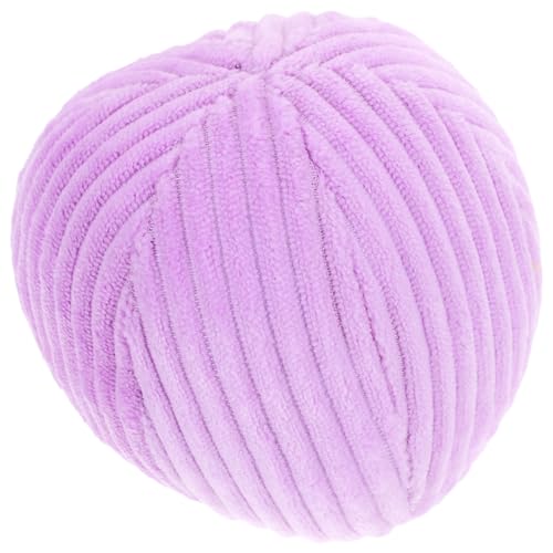 WEKAMOS Plüschball Hund Kauspielzeug mit Quietscher Weicher Kuschelball für Kleine Hunde und Welpen Interaktives Zahnpflege Beschäftigung und Intelligenzförderung Rosa von WEKAMOS
