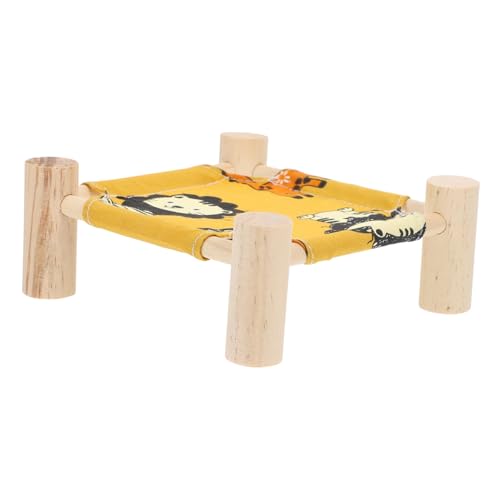 WEKAMOS Premium Kleintier Hängematte aus Baumwolle Robustes Holzgestell Atmungsaktiv und Platzsparend Geeignet für Hamster Meerschweinchen Igel und Kleine Nager Ganzjährig Nutzbar Leicht WEKAMOS Premium Kleintier Hängematte aus Baumwolle Robustes Holzgestell Atmungsaktiv und Platzsparend Geeignet für Hamster Meerschweinchen Igel und Kleine Nager Ganzjährig Nutzbar Leicht von WEKAMOS