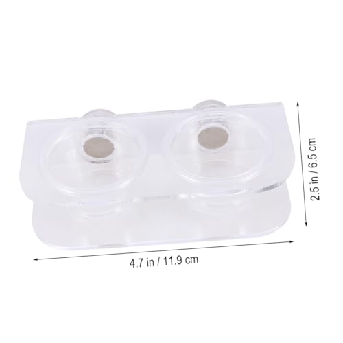 WEKAMOS Reptilien Futter und Wassernapf mit Magnet Teiliges Kleine Futter und Trinkschalen aus für Schildkröten Eidechsen Frösche Terrarientiere Einfache Verstellbar WEKAMOS Reptilien Futter und Wassernapf mit Magnet Teiliges Kleine Futter und Trinkschalen aus für Schildkröten Eidechsen Frösche Terrarientiere Einfache Verstellbar von WEKAMOS