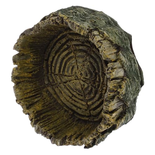 WEKAMOS Reptilien Wasserschale mit Holzmaserung Terrarium Wasser und Futternapf für Schildkröten Geckos und Andere Kleine Haustiere und Sicheres Harzmaterial für Komfortable WEKAMOS Reptilien Wasserschale mit Holzmaserung Terrarium Wasser und Futternapf für Schildkröten Geckos und Andere Kleine Haustiere und Sicheres Harzmaterial für Komfortable von WEKAMOS