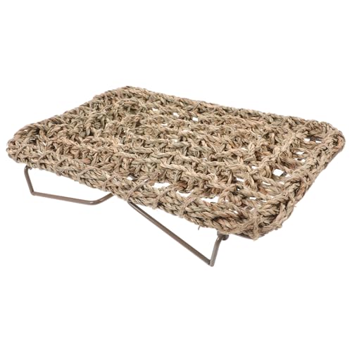 WEKAMOS Reptilienbett mit Eisenrahmen Geflochtenes Lizard Lounger Schlafplatz für Bartagamen Geckos und Kleine Reptilien Fördert Natürliches Verhalten und Wohlbefinden WEKAMOS Reptilienbett mit Eisenrahmen Geflochtenes Lizard Lounger Schlafplatz für Bartagamen Geckos und Kleine Reptilien Fördert Natürliches Verhalten und Wohlbefinden von WEKAMOS