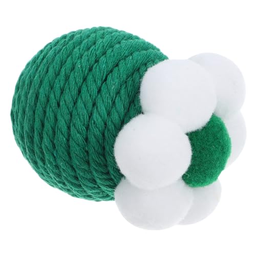 WEKAMOS Sisal Ball Katzen Katzen-Teaser- Automatisches Katzenballspielzeug Katzenseilbälle Katzenbaum Kauspielzeug Für Katzen Katzenminze Katzenbedarf Green Baumwollseil WEKAMOS Sisal Ball Katzen Katzen-Teaser- Automatisches Katzenballspielzeug Katzenseilbälle Katzenbaum Kauspielzeug Für Katzen Katzenminze Katzenbedarf Green Baumwollseil von WEKAMOS