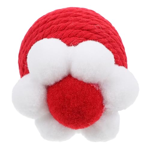 WEKAMOS Sisal Ball Katzen Katzenspielzeug Mit Katzenminze Interaktives Katzenspielzeug Hängendes Katzenballspielzeug Katzen-trainingsspielzeug Katzenseilbälle Baumwollseil Rot WEKAMOS Sisal Ball Katzen Katzenspielzeug Mit Katzenminze Interaktives Katzenspielzeug Hängendes Katzenballspielzeug Katzen-trainingsspielzeug Katzenseilbälle Baumwollseil Rot von WEKAMOS