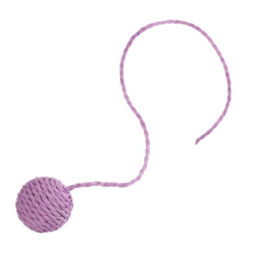 WEKAMOS Sisal Cat Toy Katzen interaktives katzenspielzeug Katzen Zubehör online Kratzer Sisalbälle für Katzen bunt kratzen Flauschige Katzenbälle Katze Sparklälle Papier Violett WEKAMOS Sisal Cat Toy Katzen interaktives katzenspielzeug Katzen Zubehör online Kratzer Sisalbälle für Katzen bunt kratzen Flauschige Katzenbälle Katze Sparklälle Papier Violett von WEKAMOS
