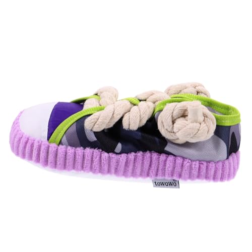 WEKAMOS Squeaky Hundespielzeug Interaktives Kauspielzeug Schuhform für Hunde Zahnpflege und Spielspaß für Haustiere zur Vermeidung von Möbelbeschädigungen WEKAMOS Squeaky Hundespielzeug Interaktives Kauspielzeug Schuhform für Hunde Zahnpflege und Spielspaß für Haustiere zur Vermeidung von Möbelbeschädigungen von WEKAMOS