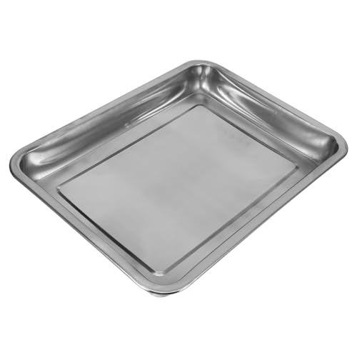 WEKAMOS Taubenpapageienbadewanne Käfig Babywanne Badespielzeug Wasserfontäne Vogel Fütterer Vogel badewanne Vogelbad Badewanne von Vogel Dusche Badewanne aus Metall Rostfreier Stahl Silver von WEKAMOS