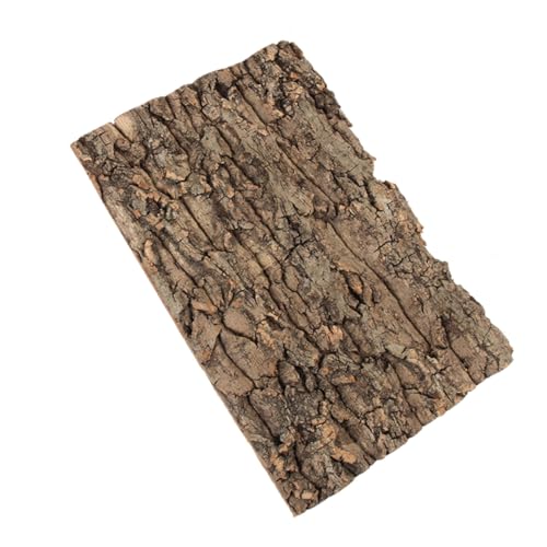 WEKAMOS Terrarium-Champagnerrinde Reptilien Terrarium Kletterhölzer für Echsen Klettermaterial für Echsen Reptilienhintergrundbrett Dekorationen für Aquarienzubehör Korkenrinde Coffee von WEKAMOS