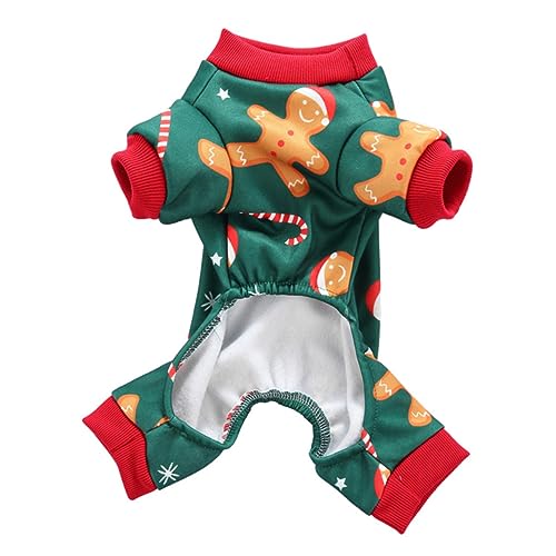 WEKAMOS Tragbare Hundekleidung aus Feinem Material Verschleißfestes Atmungsaktives Welpenkostüm Bequemes Haustier Outfit für Halloween Weihnachten und Alltag Einfach Anzuziehen Dunkelgrün WEKAMOS Tragbare Hundekleidung aus Feinem Material Verschleißfestes Atmungsaktives Welpenkostüm Bequemes Haustier Outfit für Halloween Weihnachten und Alltag Einfach Anzuziehen Dunkelgrün von WEKAMOS