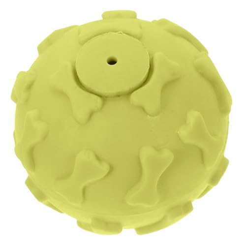 WEKAMOS Tragbarer Gummiball für Quietschendes Molar für Welpen Bissbeständiger Kauspielzeug Ball zur Stressreduzierung und Interaktion mit Haustieren WEKAMOS Tragbarer Gummiball für Quietschendes Molar für Welpen Bissbeständiger Kauspielzeug Ball zur Stressreduzierung und Interaktion mit Haustieren von WEKAMOS