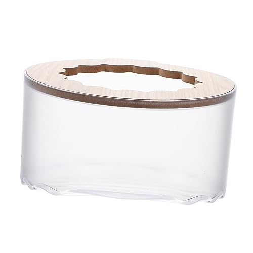 WEKAMOS Transparente Hamster Badewanne mit Sandbad Multifunktionale Toilette für Kleintiere für Hamster und Chinchillas Einfach zu Reinigen und Sicher für Ihre Haustiere von WEKAMOS