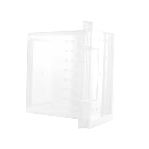 WEKAMOS Transparente Kunststoff Reptilien Zuchtbox mit Belüftungslöchern Escape Insekten Aufzuchtbehälter Fütterungs und Terrarium für Geckos Spinnen Skorpione und Echsen WEKAMOS Transparente Kunststoff Reptilien Zuchtbox mit Belüftungslöchern Escape Insekten Aufzuchtbehälter Fütterungs und Terrarium für Geckos Spinnen Skorpione und Echsen von WEKAMOS
