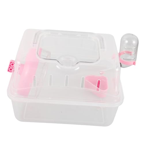 WEKAMOS Transparenter Hamsterkäfig Tragbar Kleintier Transportbox Reisegehege Leicht und Kompakt für Hamster Mäuse Frettchen mit Stilvollem Design und Bewegungsfreiheit WEKAMOS Transparenter Hamsterkäfig Tragbar Kleintier Transportbox Reisegehege Leicht und Kompakt für Hamster Mäuse Frettchen mit Stilvollem Design und Bewegungsfreiheit von WEKAMOS
