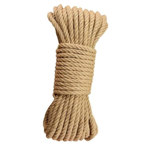 WEKAMOS Verschleißfestes Natürliches Sisal Kratzseil für Katzenkratzbaum Reparatur DIY Katzenkletterrahmen Dekoration Robustes Hanfseil für Haushalt und Bastelprojekte von WEKAMOS