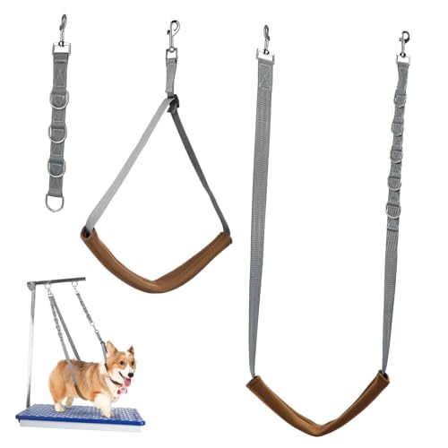 WEKAMOS Verstellbare Hundepflege Bauchgurte Multifunktionale Hundepflege Schlaufen für Sicheres Waschen und Trimmen Langlebige Nylonmaterialien Geeignet für Kleine und Mittelgroße Hunde WEKAMOS Verstellbare Hundepflege Bauchgurte Multifunktionale Hundepflege Schlaufen für Sicheres Waschen und Trimmen Langlebige Nylonmaterialien Geeignet für Kleine und Mittelgroße Hunde von WEKAMOS