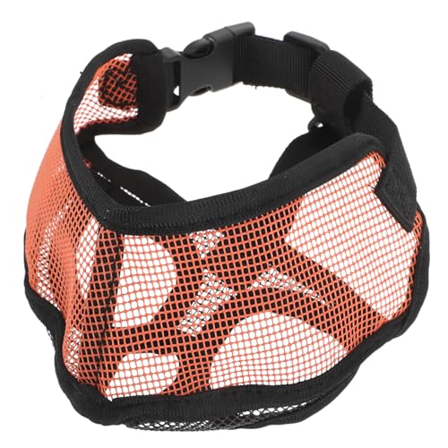 WEKAMOS Verstellbarer Atmungsaktiver Hundemaulkorb für Kurze Leichter Maulkorb mit Stabilem Nackenriemen Geeignet für Bulldoggen und Kleine Hunderassen Schutz vor Beißen und Kauen Orange WEKAMOS Verstellbarer Atmungsaktiver Hundemaulkorb für Kurze Leichter Maulkorb mit Stabilem Nackenriemen Geeignet für Bulldoggen und Kleine Hunderassen Schutz vor Beißen und Kauen Orange von WEKAMOS