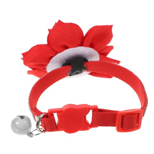 WEKAMOS Verstellbares Haustierhalsband mit und Strass für Hunde und Katzen Atmungsaktives und Langlebiges Design für und Outdoor Aktivitäten Xs Rot WEKAMOS Verstellbares Haustierhalsband mit und Strass für Hunde und Katzen Atmungsaktives und Langlebiges Design für und Outdoor Aktivitäten Xs Rot von WEKAMOS