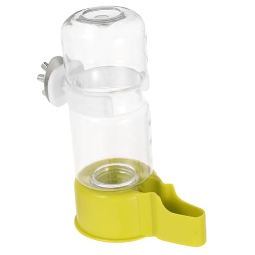 WEKAMOS Vogeltrinker Vogelwasserfuttermittel Für Käfig Automatischer Futterautomat Für Papageien Wasserbehälter Mit Wasserhahn Ratte Papageienzubehör Futterspender Wasserflasche Plastik von WEKAMOS