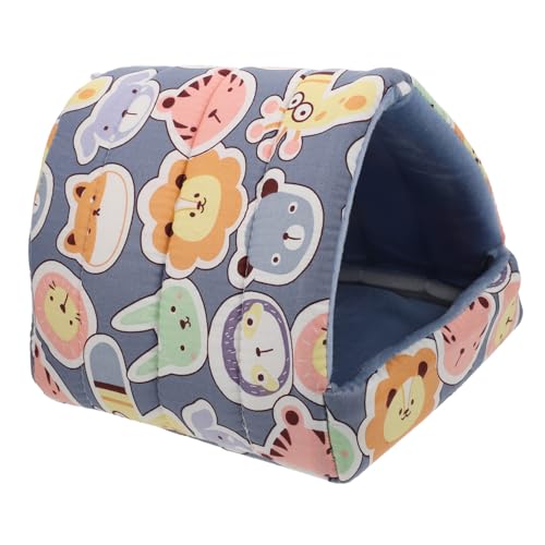 WEKAMOS Warmes Plüschbett für Kleine Haustiere Atmungsaktives Hamster Nest aus Weichem Material Komfortables Winter Schlafhaus Geeignet für Zwerghamster Ratten und Kleine Nager WEKAMOS Warmes Plüschbett für Kleine Haustiere Atmungsaktives Hamster Nest aus Weichem Material Komfortables Winter Schlafhaus Geeignet für Zwerghamster Ratten und Kleine Nager von WEKAMOS