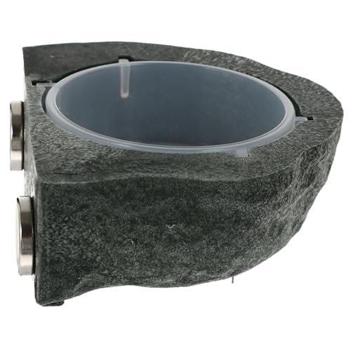 WEKAMOS Wasserzufuhr Futterautomat für Haustiere Wasserfontäne Schüssel Kreativer Reptilienfutterbehälter Wassertränke für Reptilien Reptilientrinker Wasserfütterungswerkzeug Harz Green von WEKAMOS